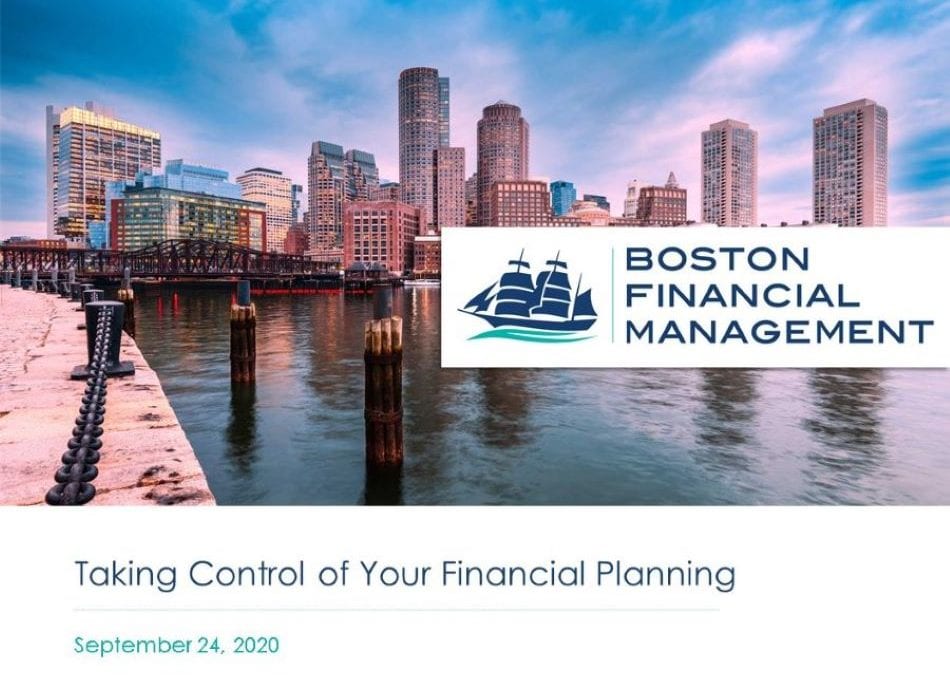 Virtual Event: Taking Control of  Your Financial Planning