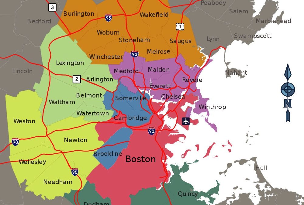 Map Of Boston And Suburbs Which Greater Boston Cities And Towns Have The Most Expensive Homes?:  #Massachusetts #Homeownership #Homeowners | Massachusetts Association Of  Buyer Agents