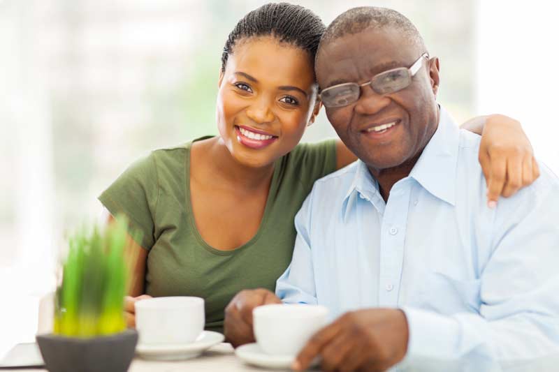 Financial Guidance Estate Planning Solutions photo of adult daughter with senior father
