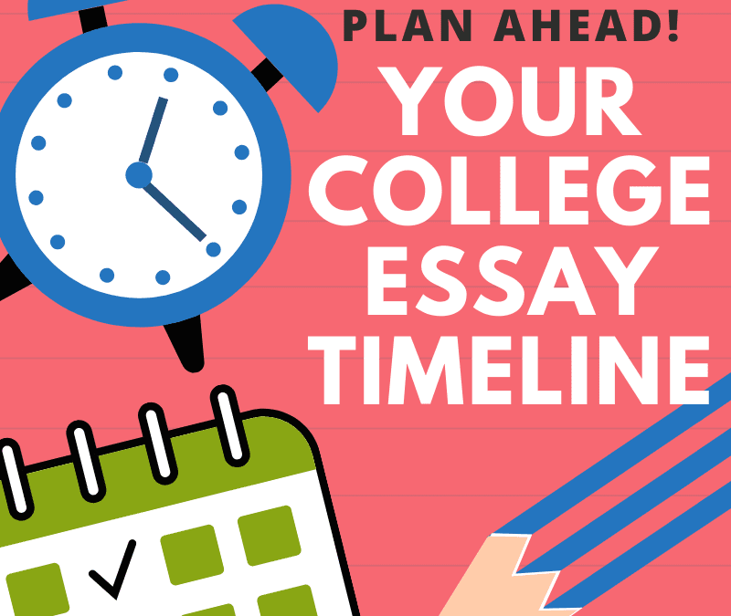 Juniors Jump on College: The College Essay Timeline